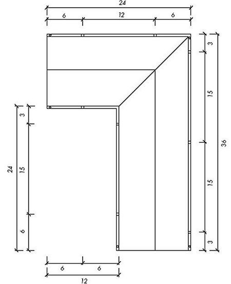 Dylatacja ryny metalowej tytan-cynk RHEINZINK na rzucie dachu Dylatacja ryny metalowej tytan-cynk RHEINZINK na rzucie dachu