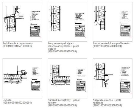 CAD-Elewacja panel SF