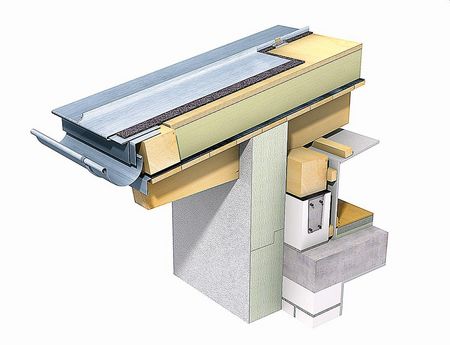 Dach na rąbek podwójny na sklejce z PIR Dach na rąbek podwójny na sklejce z PIR