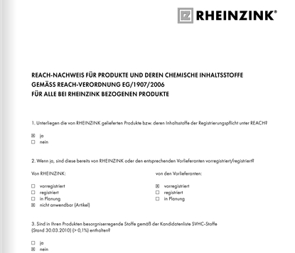 Rozporządzenie REACH EG/1907/2006 