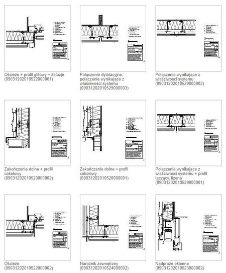 CAD-Elewacja panel ST