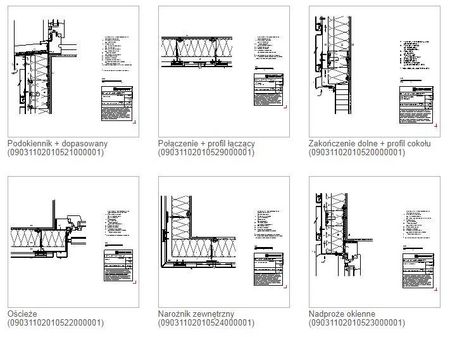 CAD -Elewacja panel HZ