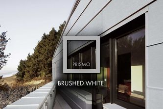 Innowacyjna powierzchnia blachy tytan-cynk RHEINZINK-PRISMO brushed white+