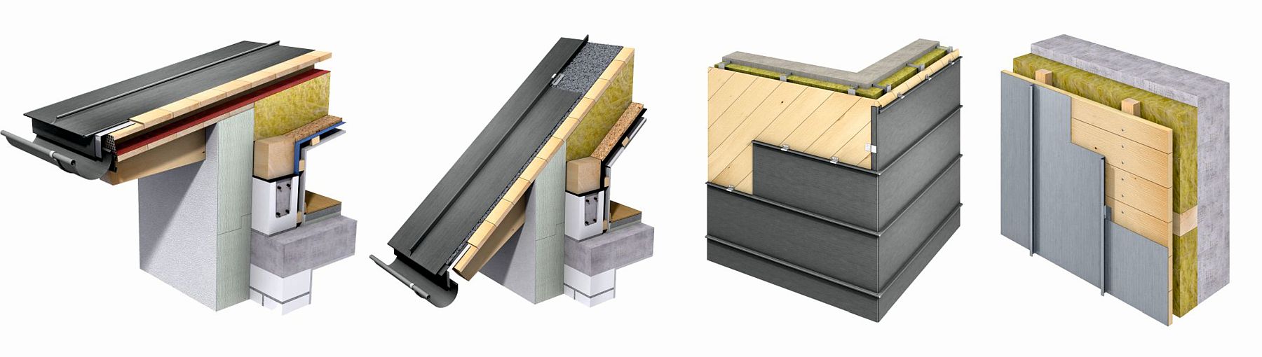 Modele BIM i tekstury dla elewacji i systemów dachów