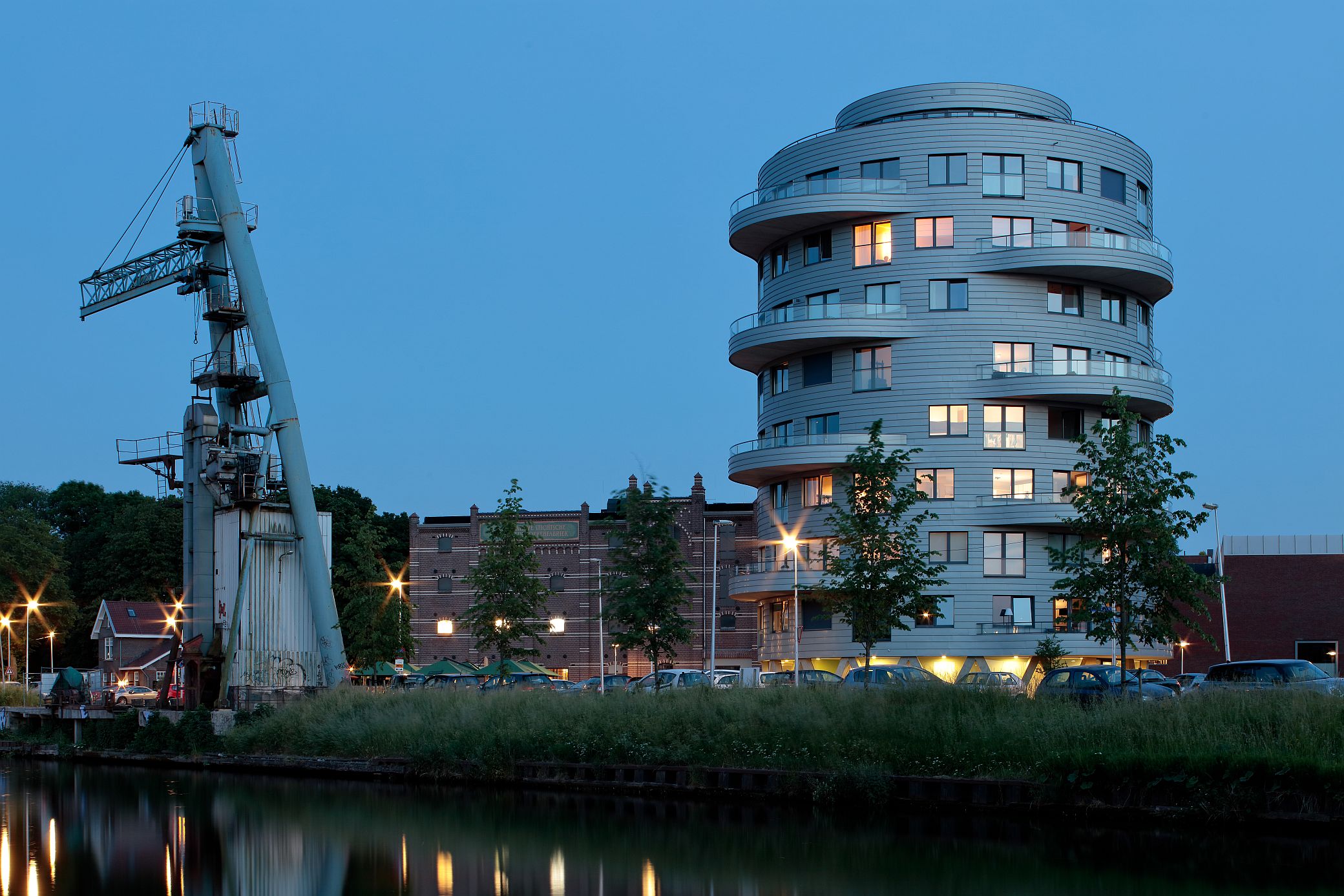 Teren Meyster's Buiten w Utrecht po rewitalizacji